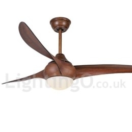 Ventilador de teto rústico Lodge Country de 52"
