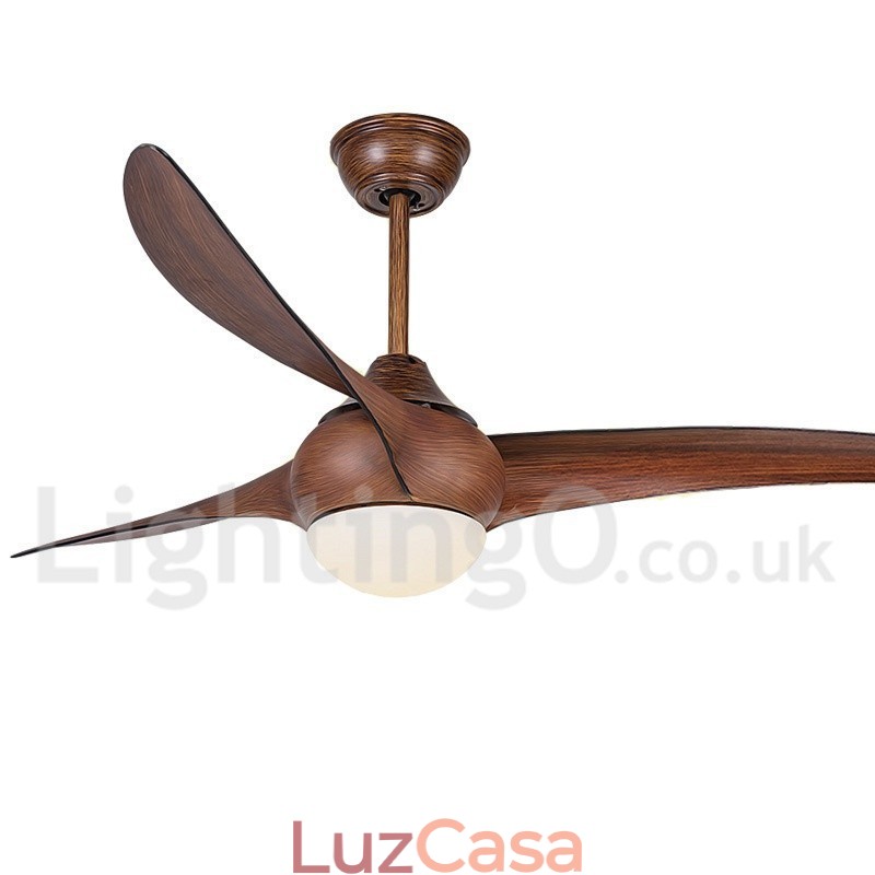 Ventilador de teto rústico Lodge Country de 52"