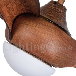 Ventilador de teto rústico Lodge Country de 52"