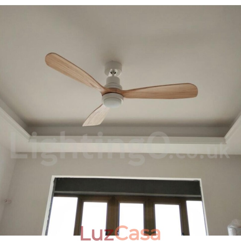 Ventilador de teto nórdico moderno contemporâneo de 36" 42" 52"