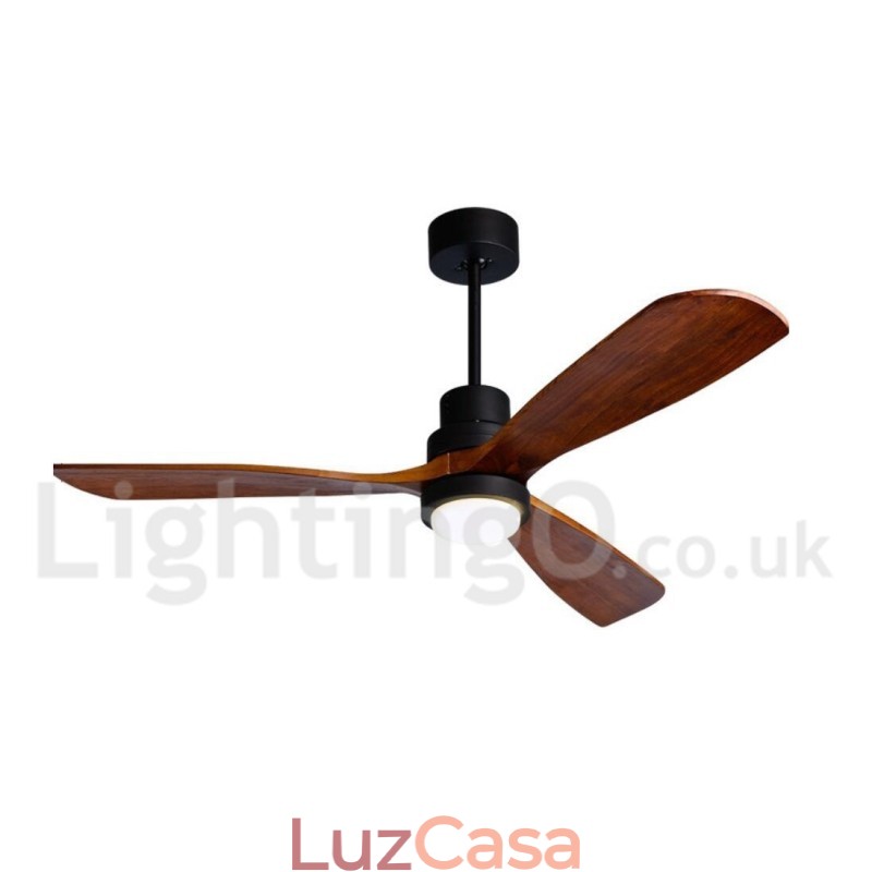 Ventilador de teto nórdico moderno contemporâneo de 36" 42" 52"