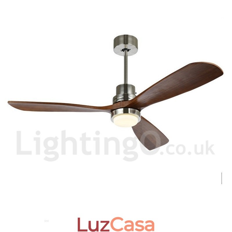 Ventilador de teto nórdico moderno contemporâneo de 36" 42" 52"
