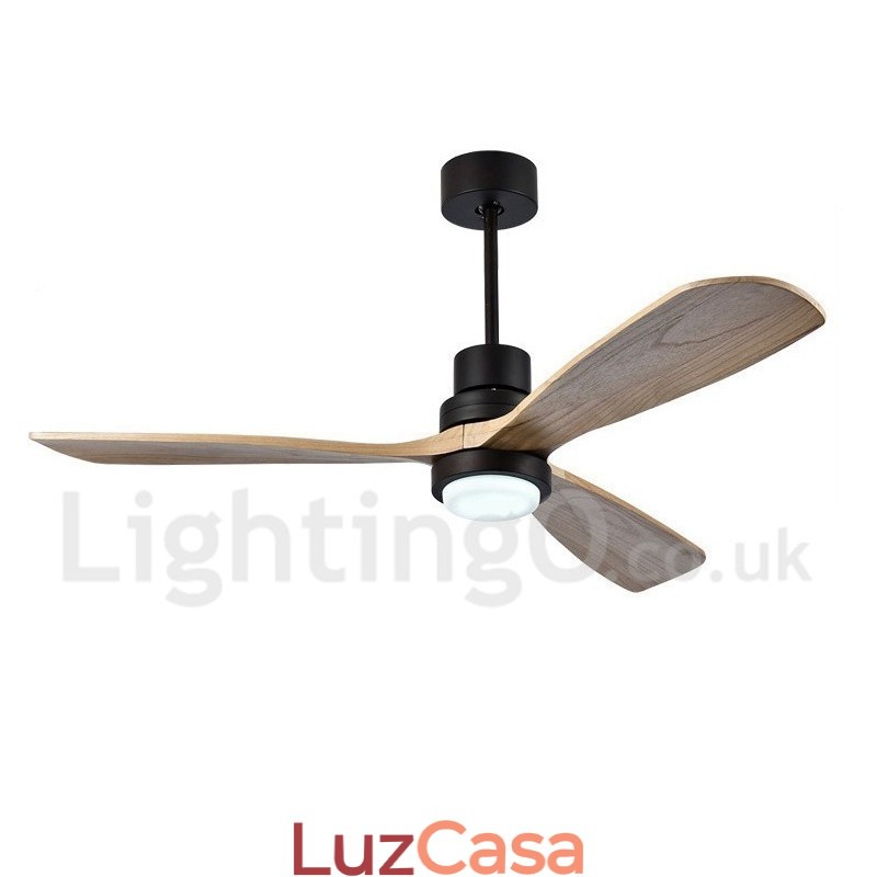 Ventilador de teto nórdico moderno contemporâneo de 42" e 52"