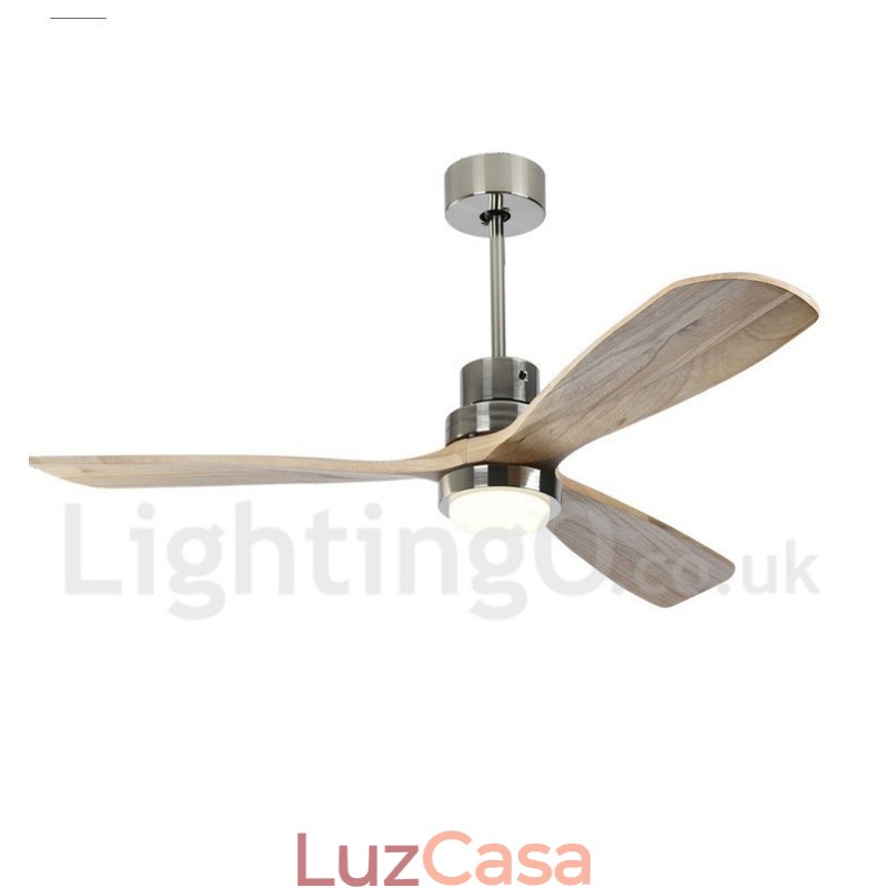 Ventilador de teto nórdico moderno contemporâneo de 36" 42" 52"