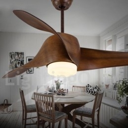 Ventilador de teto moderno e contemporâneo de estilo europeu de 52 pol.