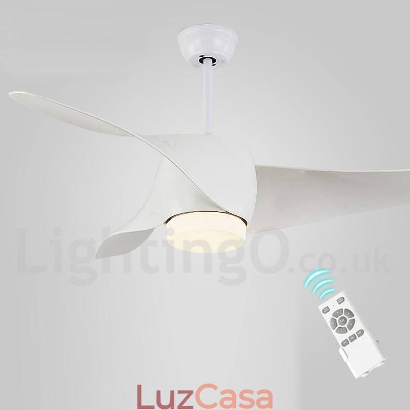 Ventilador de teto moderno e contemporâneo de estilo europeu de 52 pol.