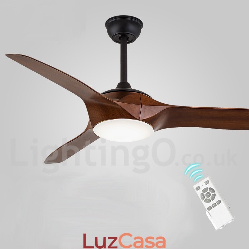 Ventilador de teto moderno e contemporâneo de estilo europeu de 52 pol.