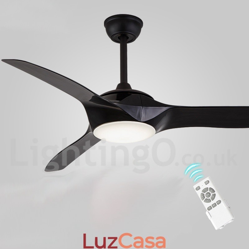 Ventilador de teto moderno e contemporâneo de estilo europeu de 52 pol.