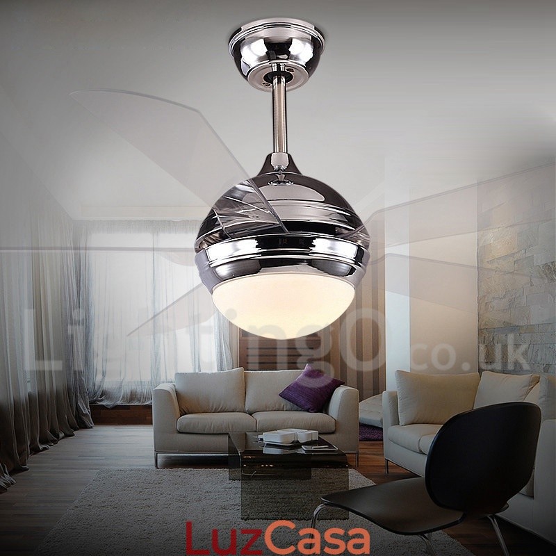 Ventilador de teto moderno e contemporâneo de estilo europeu de 52 pol.