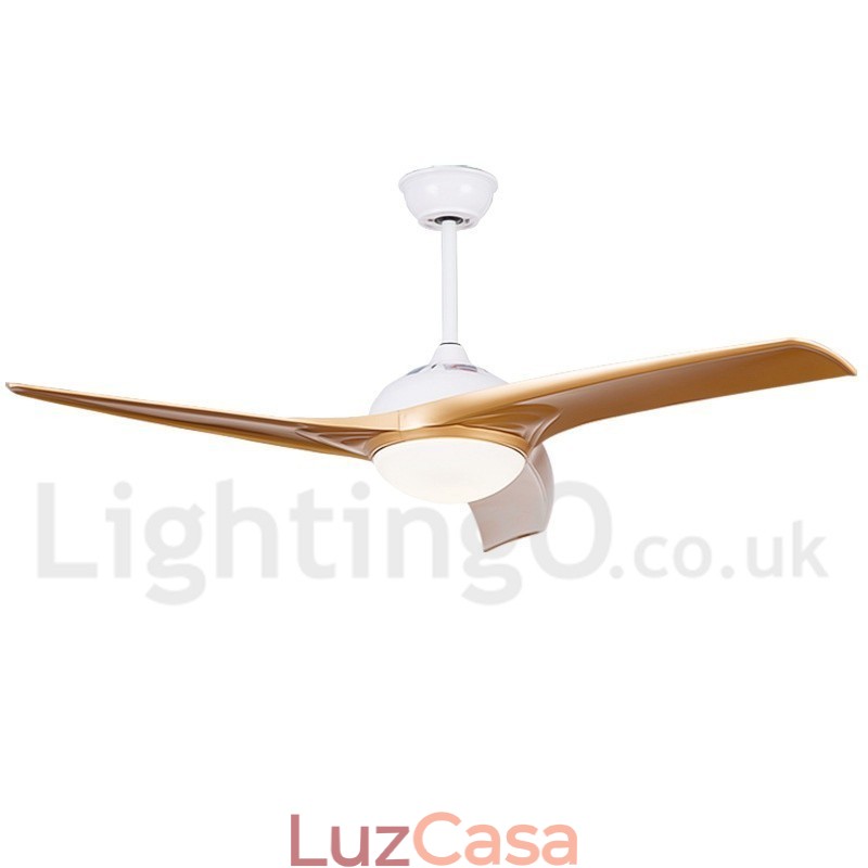 Ventilador de teto moderno e contemporâneo de estilo europeu de 52 pol.
