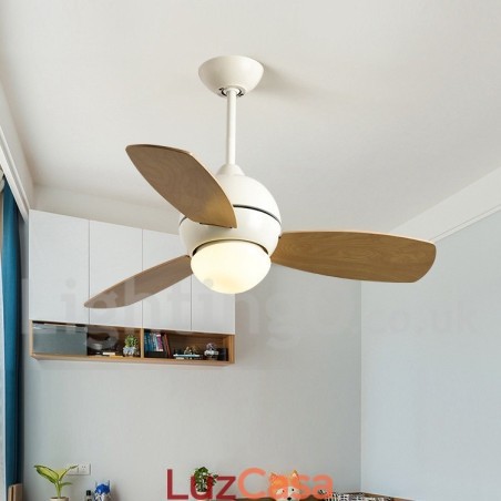 Ventilador de teto nórdico country de 34", 36" e 42"