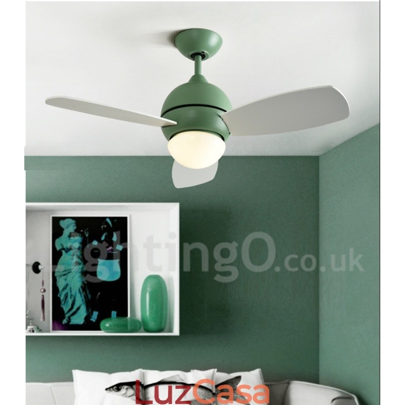 Ventilador de teto nórdico country de 34", 36" e 42"