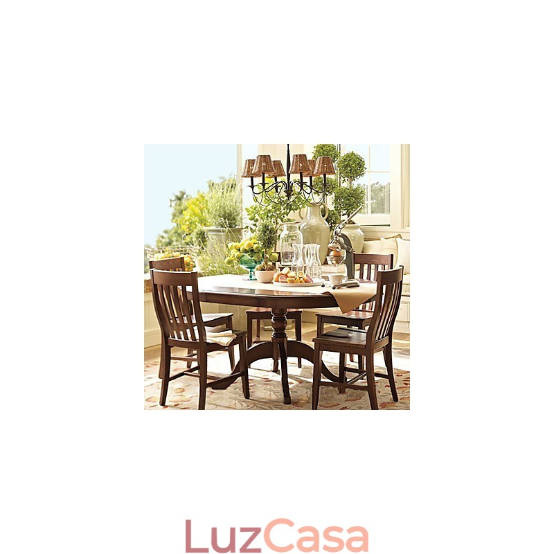 Lustre rústico galvanizado Lodge