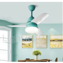 Ventilador de teto nórdico country de 26"