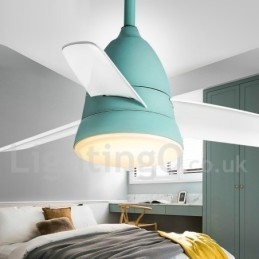 Ventilador de teto nórdico country de 26"