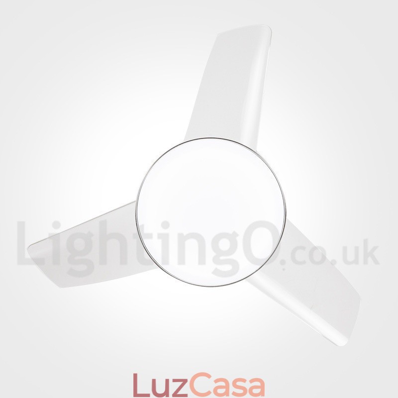 Ventilador de teto nórdico country de 26"