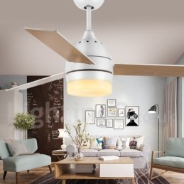 Ventilador de teto moderno contemporâneo nórdico vintage de 42" e 48"