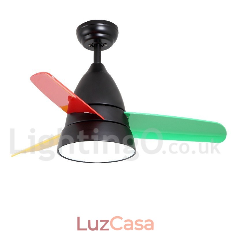 Ventilador de teto moderno contemporâneo de 26"