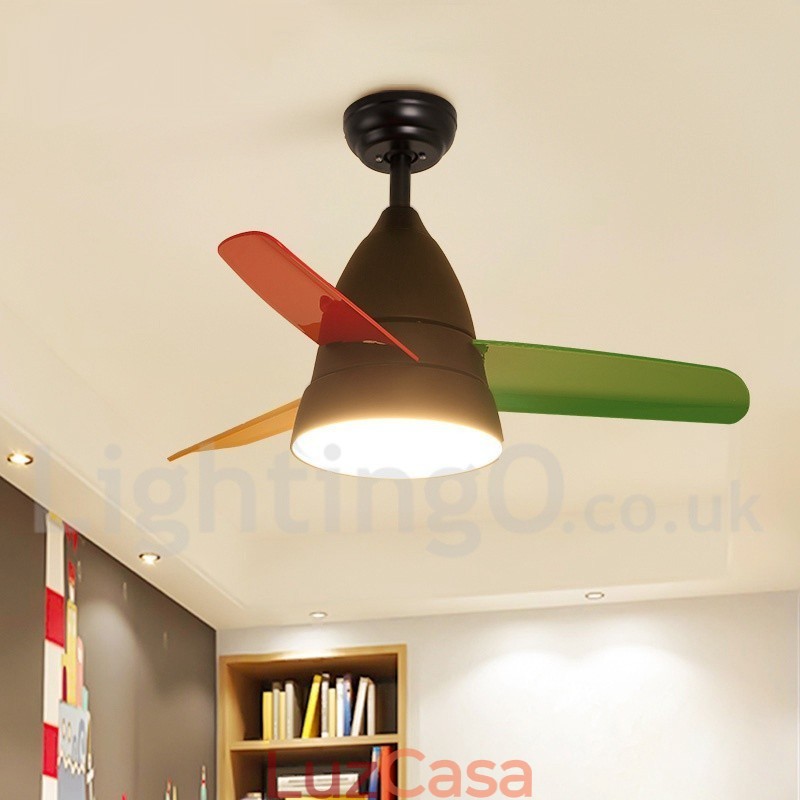 Ventilador de teto moderno contemporâneo de 26"