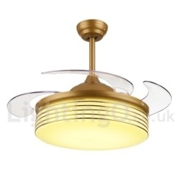 Ventilador de teto moderno contemporâneo estilo europeu de 36"