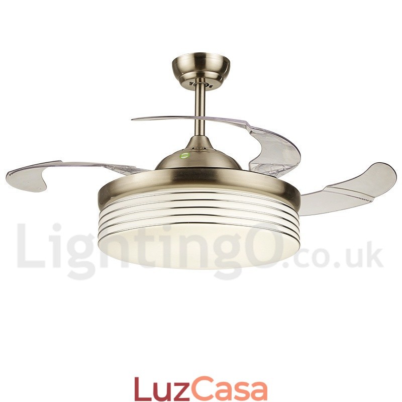 Ventilador de teto moderno contemporâneo estilo europeu de 36"