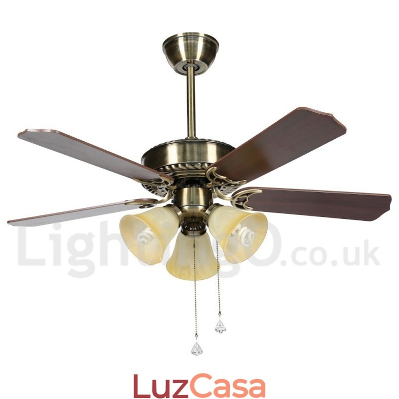 Ventilador de teto moderno contemporâneo de 42"