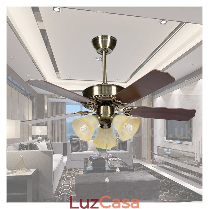 Ventilador de teto moderno contemporâneo de 42"