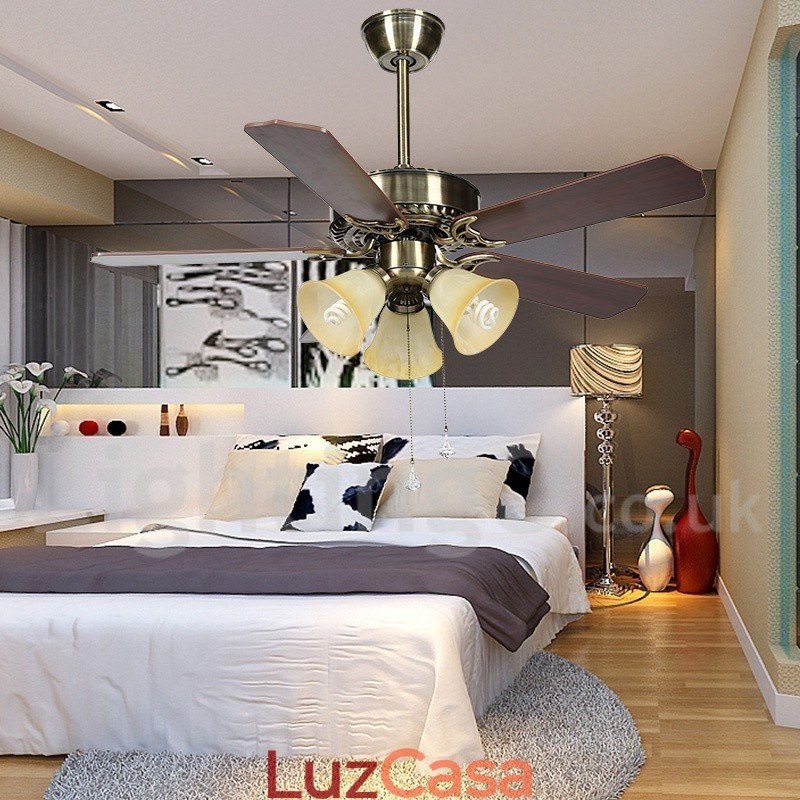 Ventilador de teto moderno contemporâneo de 42"