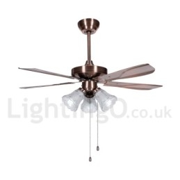 Ventilador de teto moderno contemporâneo de 42"