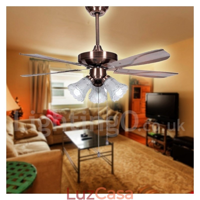 Ventilador de teto moderno contemporâneo de 42"
