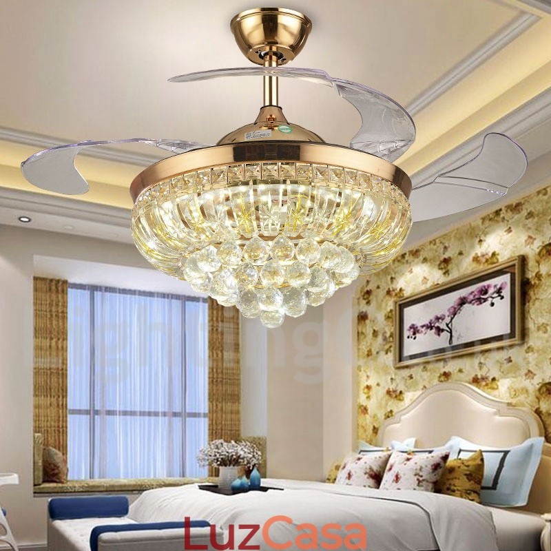 Ventilador de teto moderno contemporâneo estilo europeu de 42"