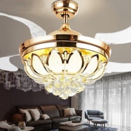 Ventilador de teto moderno contemporâneo estilo europeu de 42"