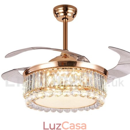 Ventilador de teto moderno contemporâneo estilo europeu de 42" Ventilador de teto moderno contemporâneo estilo europeu de 42"