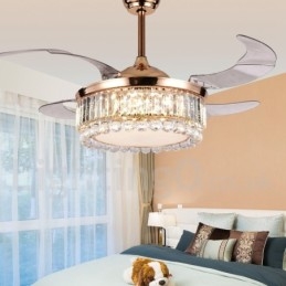 Ventilador de teto moderno contemporâneo estilo europeu de 42"