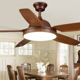 Ventilador de teto nórdico country de 56"
