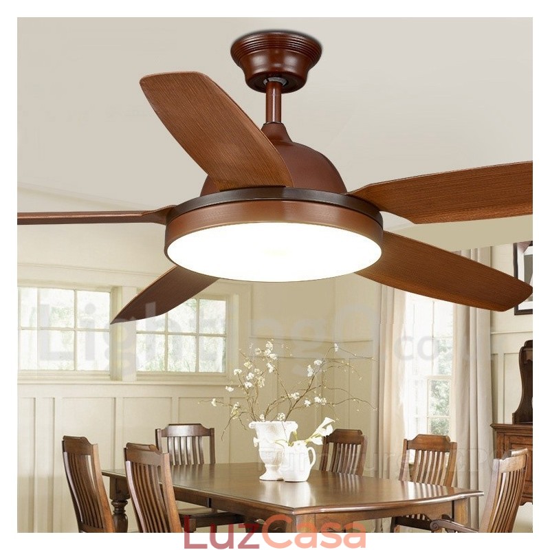 Ventilador de teto nórdico country de 56"