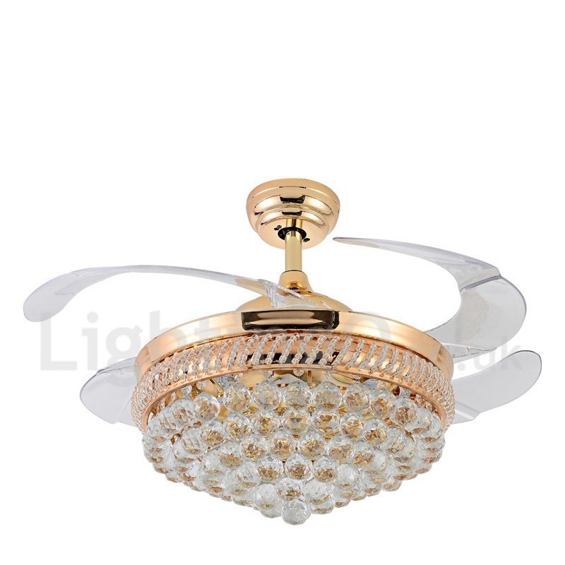 Ventilador de teto moderno contemporâneo estilo europeu de 42"