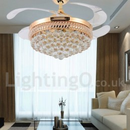 Ventilador de teto moderno contemporâneo estilo europeu de 42"