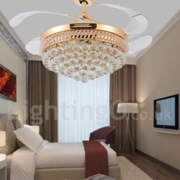 Ventilador de teto moderno contemporâneo estilo europeu de 42"