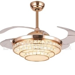 Ventilador de teto moderno contemporâneo estilo europeu de 42"