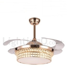 Ventilador de teto moderno contemporâneo estilo europeu de 42"