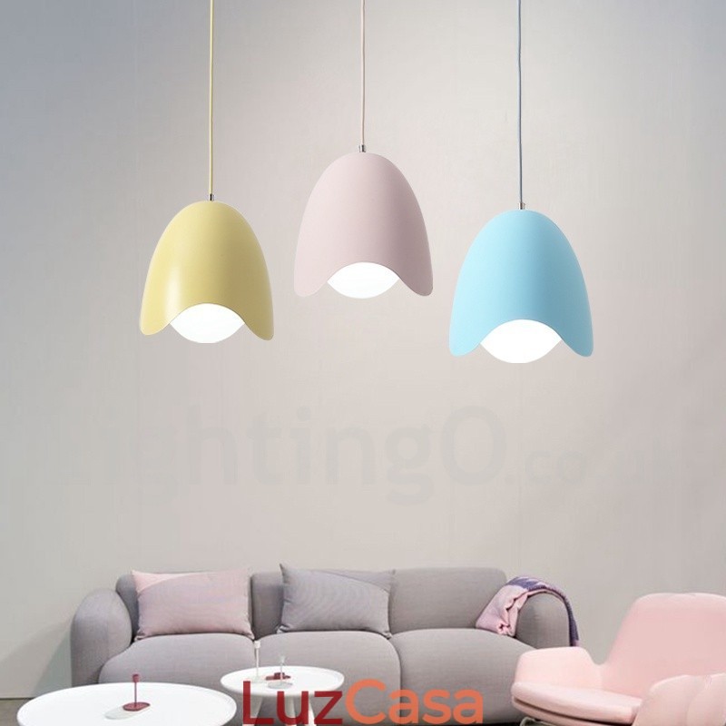 Exposição de iluminação de aço contemporânea moderna Luz pendente