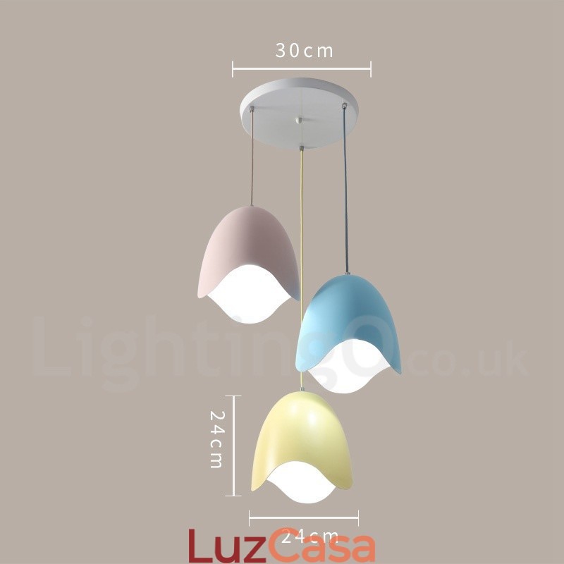Exposição de iluminação de aço contemporânea moderna Luz pendente