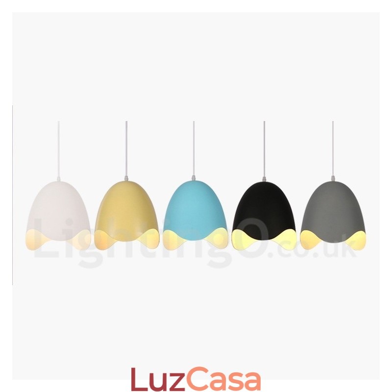 Exposição de iluminação de aço contemporânea moderna Luz pendente