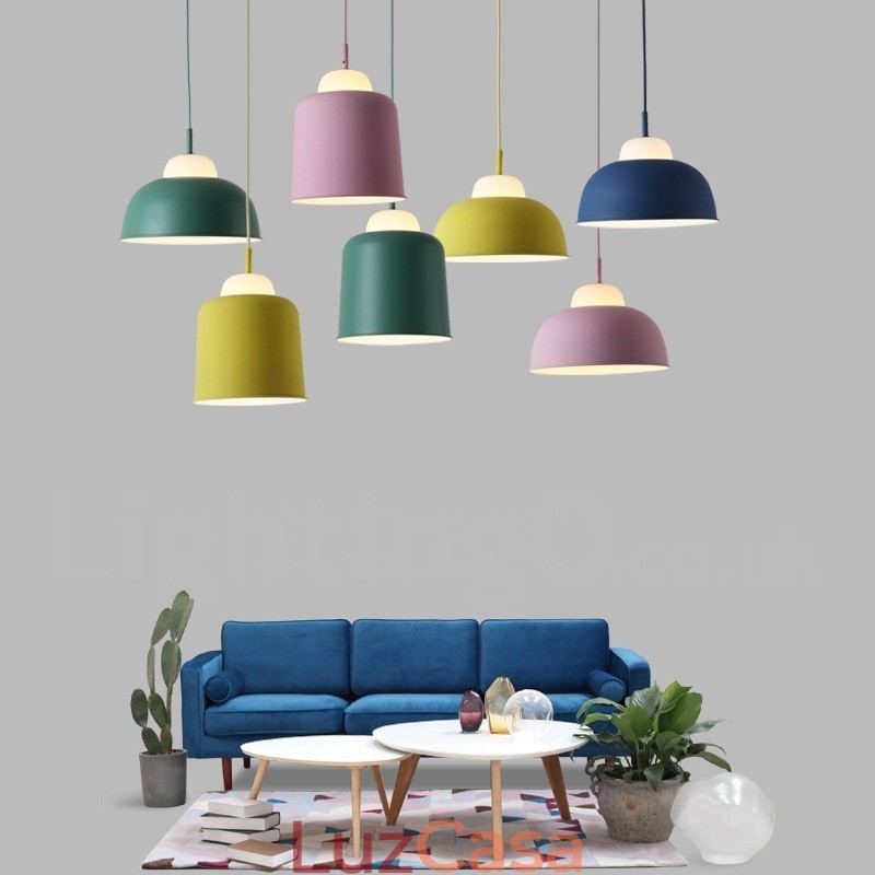 Loja de exposição de iluminação de aço contemporânea moderna Luz pendente