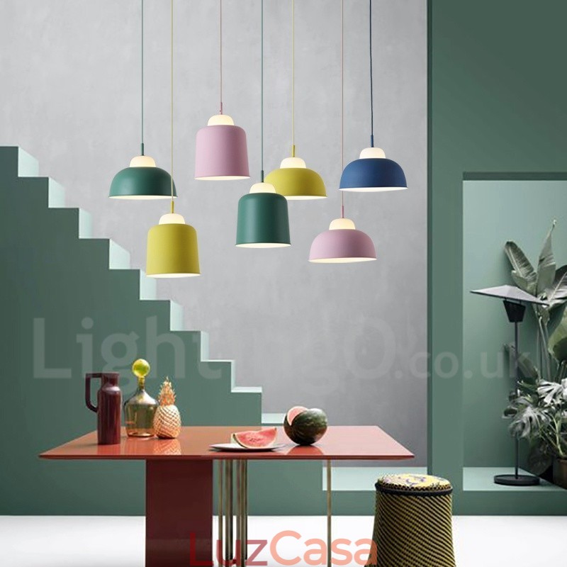 Loja de exposição de iluminação de aço contemporânea moderna Luz pendente