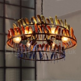 Loja de iluminação retrô Pendant Chandelier Light