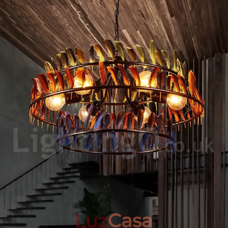 Loja de iluminação retrô Pendant Chandelier Light