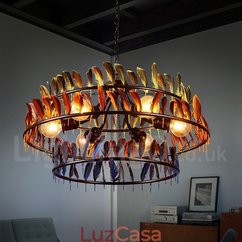 Loja de iluminação retrô Pendant Chandelier Light