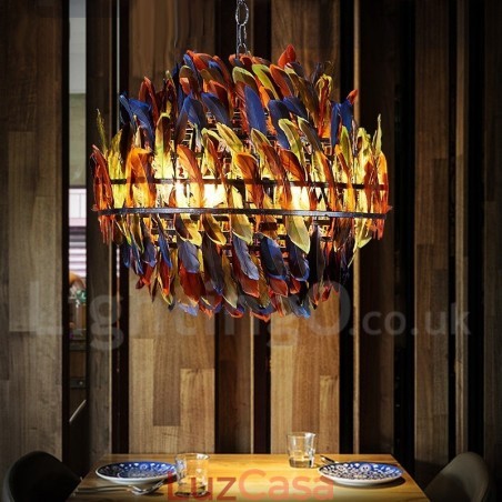 Loja de iluminação de aço retrô, lustre pendente, luz Loja de iluminação de aço retrô, lustre pendente, luz
